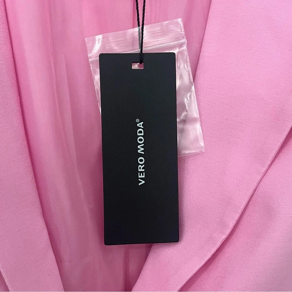 Vero Moda Pink Carmen Blazer-Womens M/Medium-Business Casual-Professional-Office - Picture 8 of 12